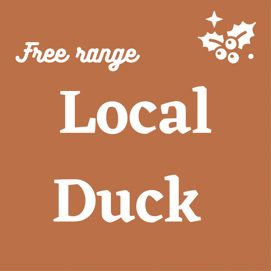 Free Range Local Whole Duck £20 deposit